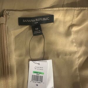 New With Tags! Banana Republic Sleeveless Top, Size 18, New British Khaki
